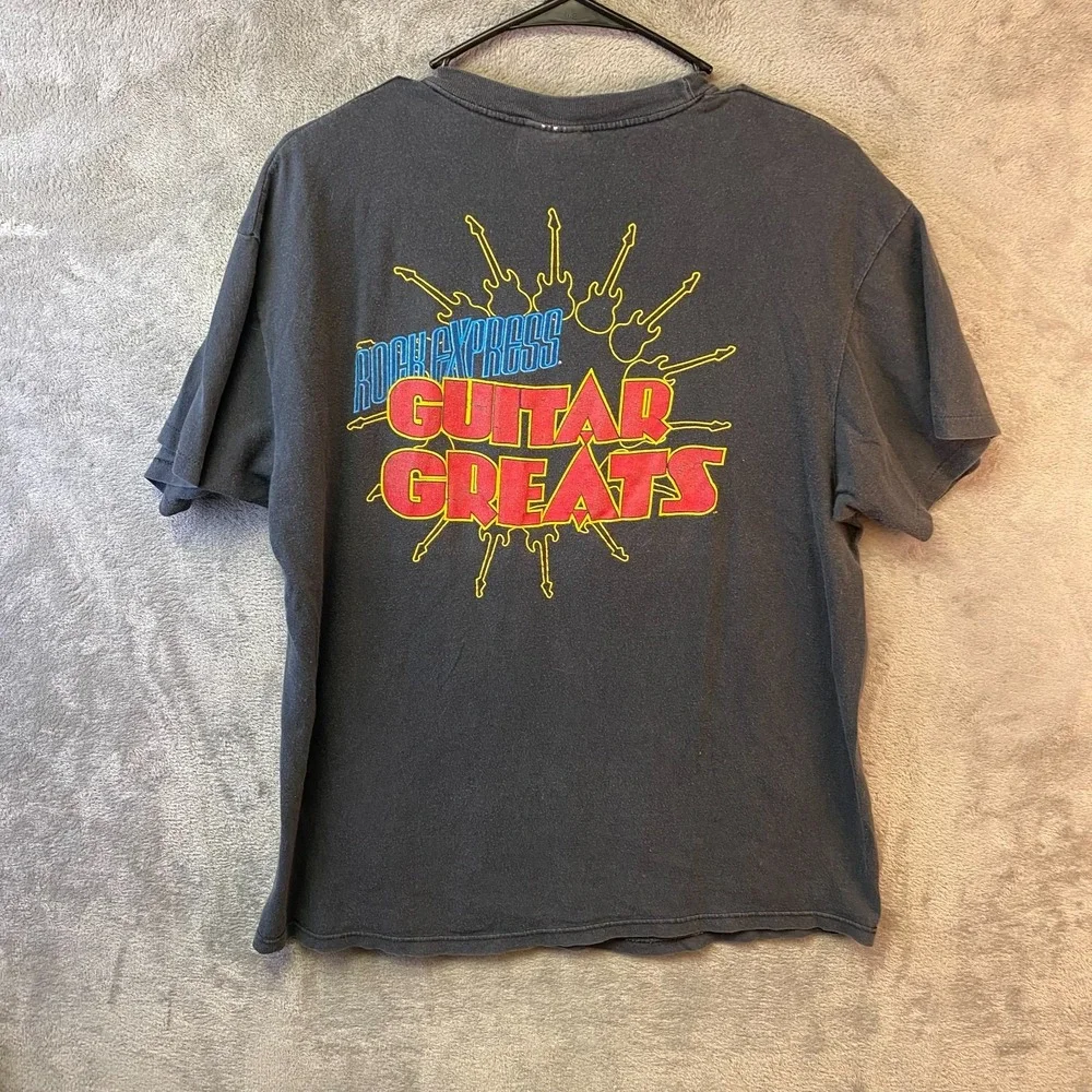 Vintage Hanes Men's Jimi Hendrix T Shirt XL Rock Express Guitar Greats